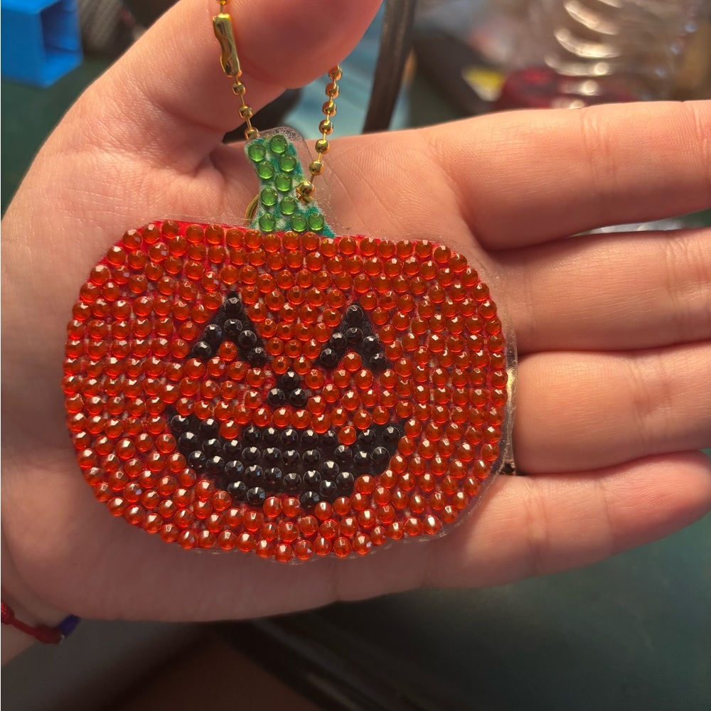 Sparkling Pumpkin keychain